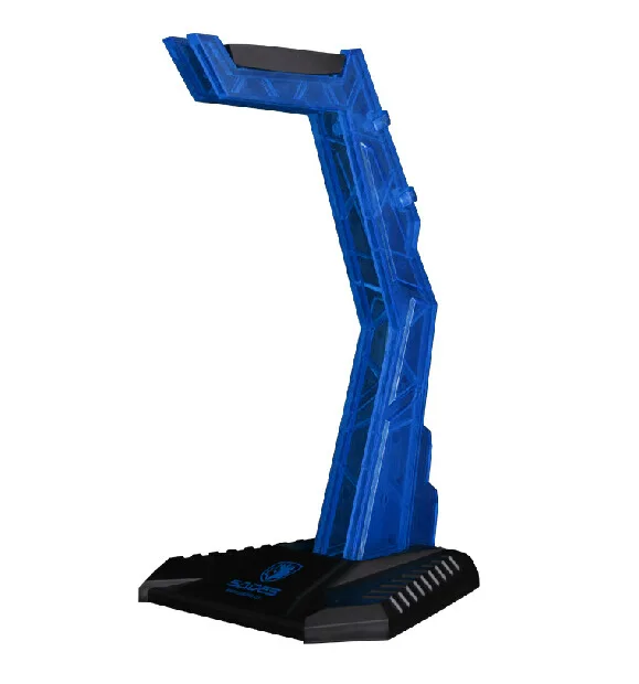 Blue bracket SADES игровая гарнитура 3,5 мм стерео наушники светодиодный С микрофоном наушники для PS4 геймпад Xbox One ноутбук - Цвет: Blue bracket