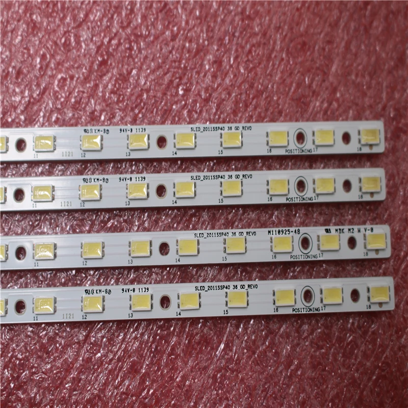 457 мм светодиодный Подсветка полоска лампы 36 светодиодный s для Sharp 40 дюймов TVLCD-40LX330A GT0330 E329419 40NX330A LK400D3G GY0321 2011SSP40