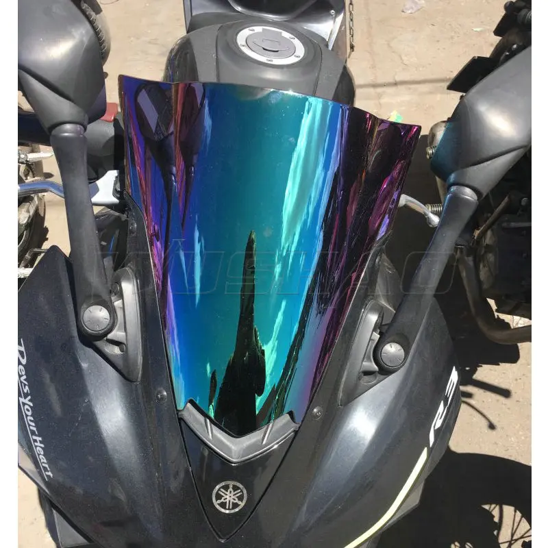 Мотоциклетное ветровое стекло экран для 2014 2015 2016 2017 2018 Yamaha YZF R25 250 R3 320 иридия синий