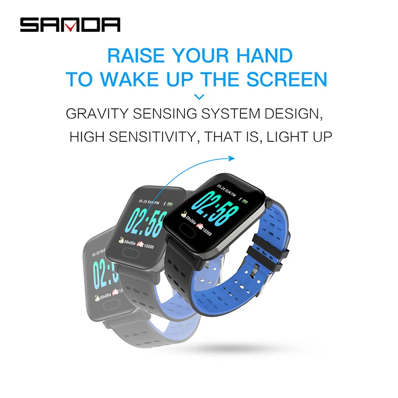 SANDA A6 Smart Watch With Touch Screen Smartwatch | Наручные часы