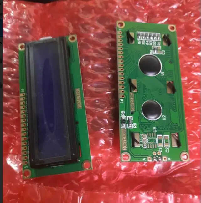 ЖК-дисплей 1602 LCD screen желто-зеленый экран 1602A 5V черный шрифт с подсветкой дисплея |