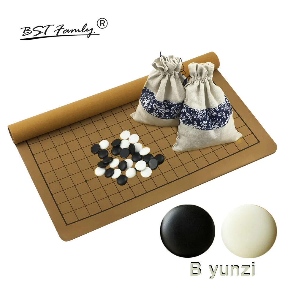 Go игра A B C D Yunzi Wei Qi камни высокого класса шахматы набор 361 шт. для 19 Дорога PU
