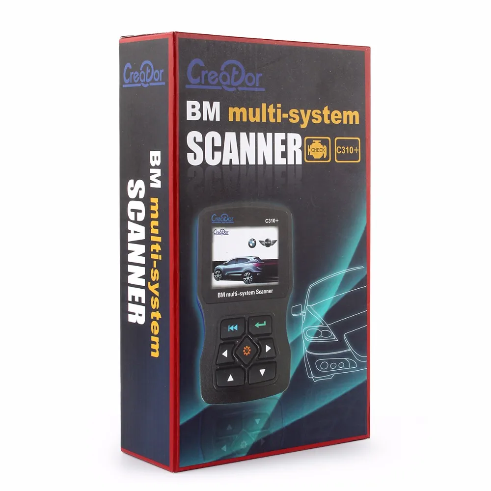 V8.0 c310+ мультисистемный сканер Creator C310 сканер OBDII/считыватель кода EOBD