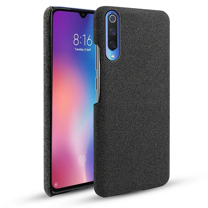 TORUBIA для Xiaomi mi 9 mi 9 SE чехол тонкий ультра тонкие ретро тканые ткани не царапающиеся ПК Жесткий Чехол для Xiaomi mi 9T чехол
