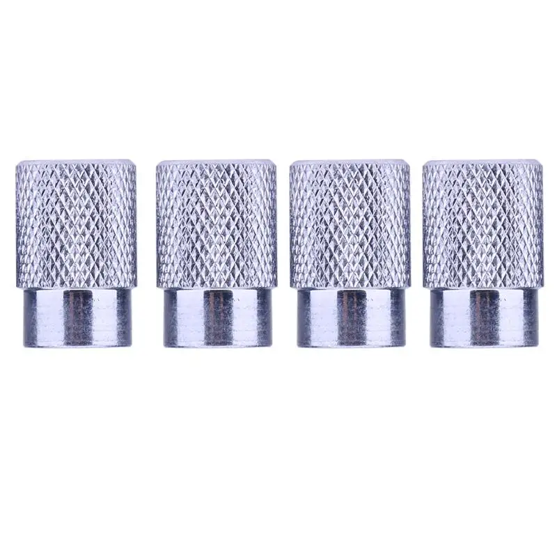 VODOOL 4 шт./лот колпачки для клапанов автомобильных шин алюминиевые воздушные шины стеблей крышка автомобильные колеса Шины Клапаны пылезащитные крышки для мотоцикла велосипеда