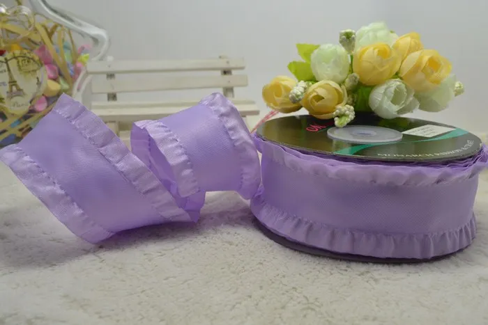Лента для волос с двойными оборками 1 5 дюйма 38 мм|double ruffle ribbon|ruffle ribbonribbon hair |