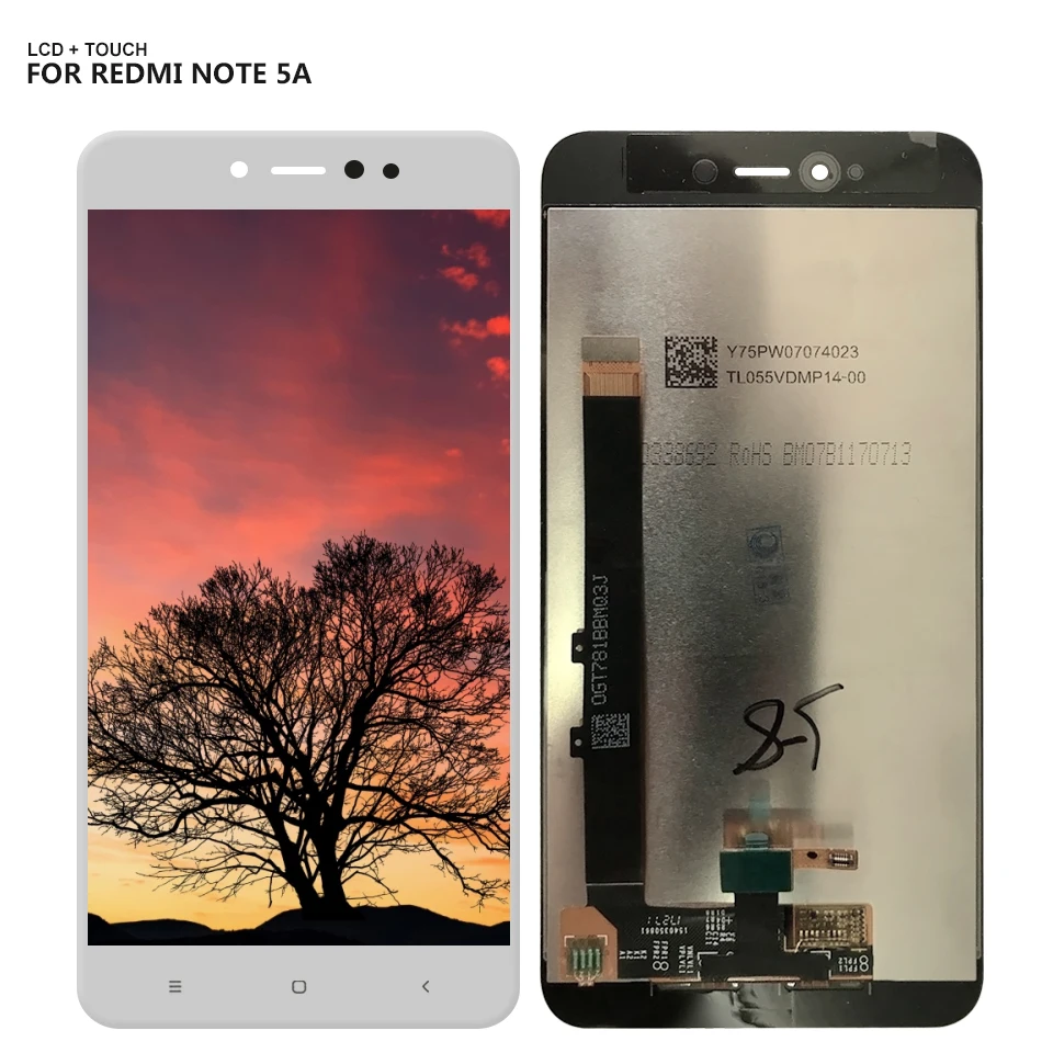 ЖК дисплей 5 &quotдля Xiaomi Hongmi Note 5A Redmi дигитайзер сенсорная панель стеклянный сенсор