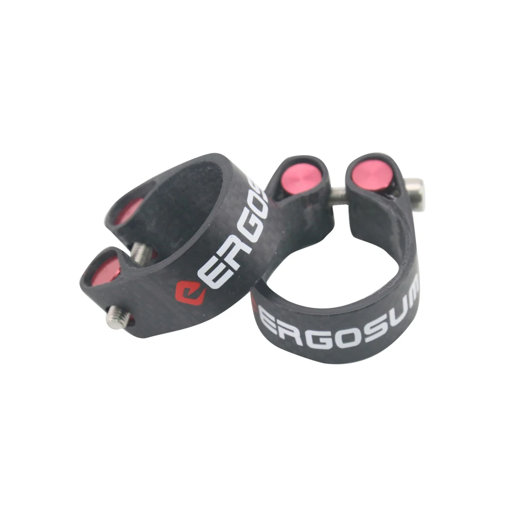 ERGOSUM углеродного волокна велосипедов Seatposts зажим MTB/велосипеды зажимы