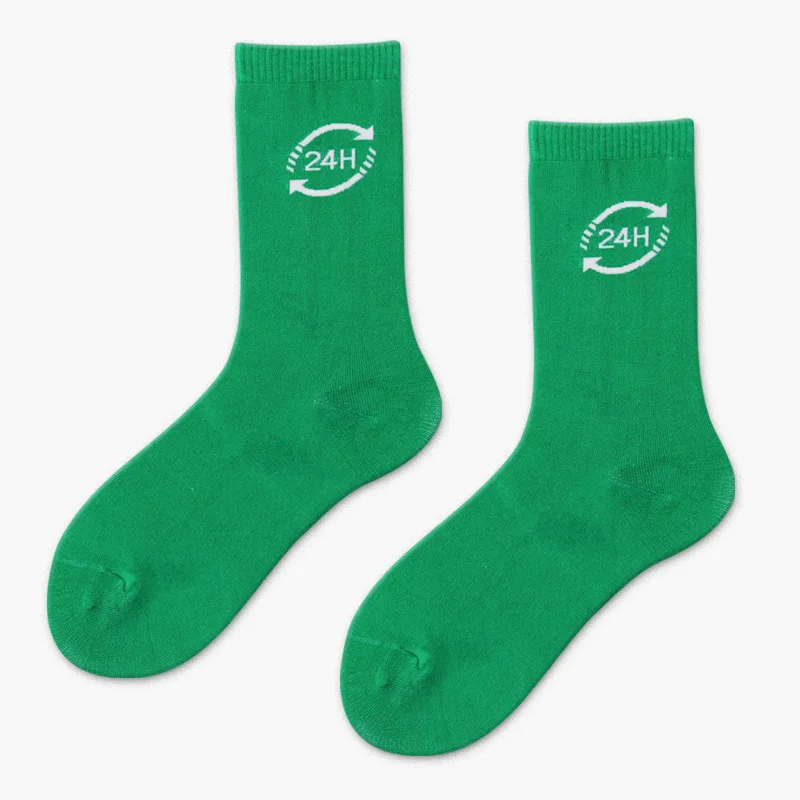 2019 new trend socks girls fun daily series illustration personality breathable couple simple hip-hop movement | Женская одежда