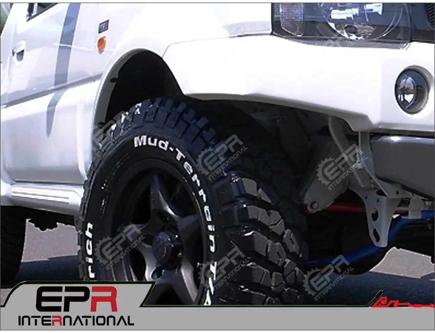 Автомобиль-Стайлинг для Suzuki Jimny JB23 JB33 JB43 JB53 APIO короткий тип FRP стекловолокно передний бампер крышка стекловолокно дрейф гоночный комплект
