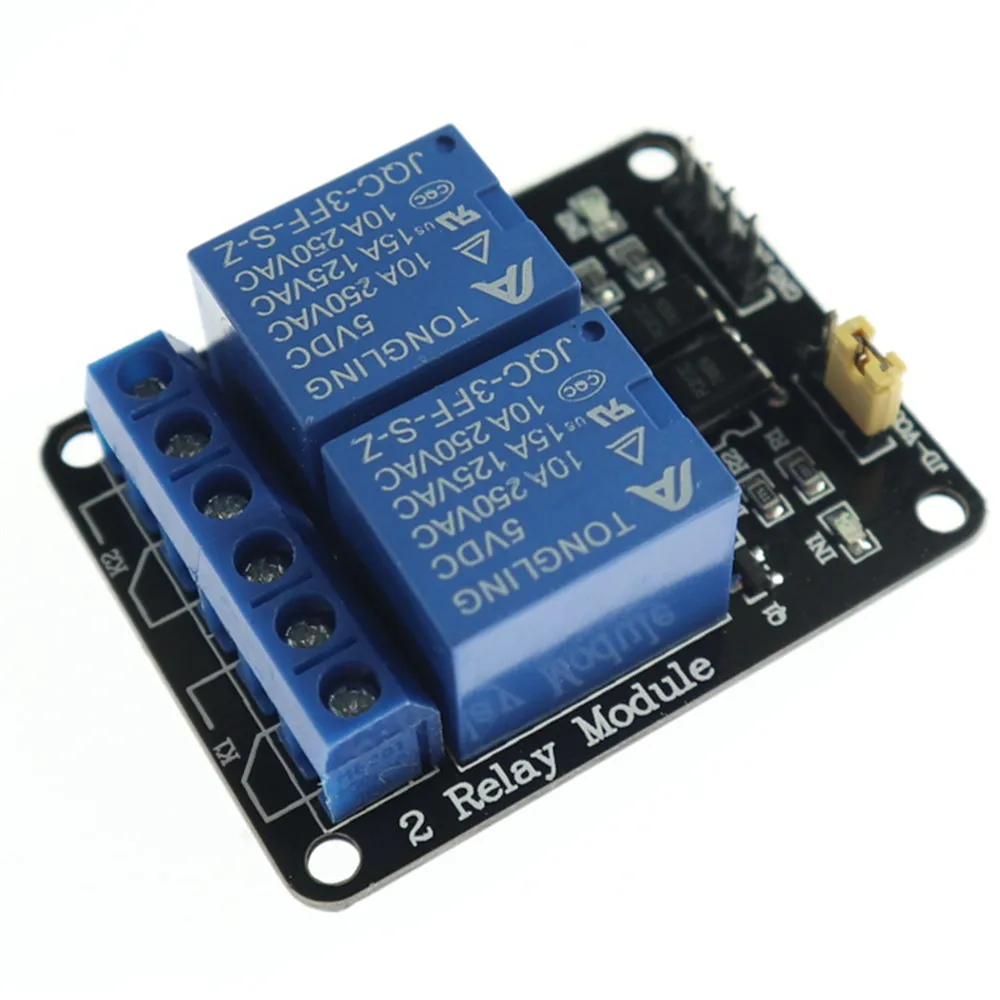 2-канальный релейный модуль KJ356 5 В для Arduino Uno R3 Raspberry Pi 10 шт. | Электроника