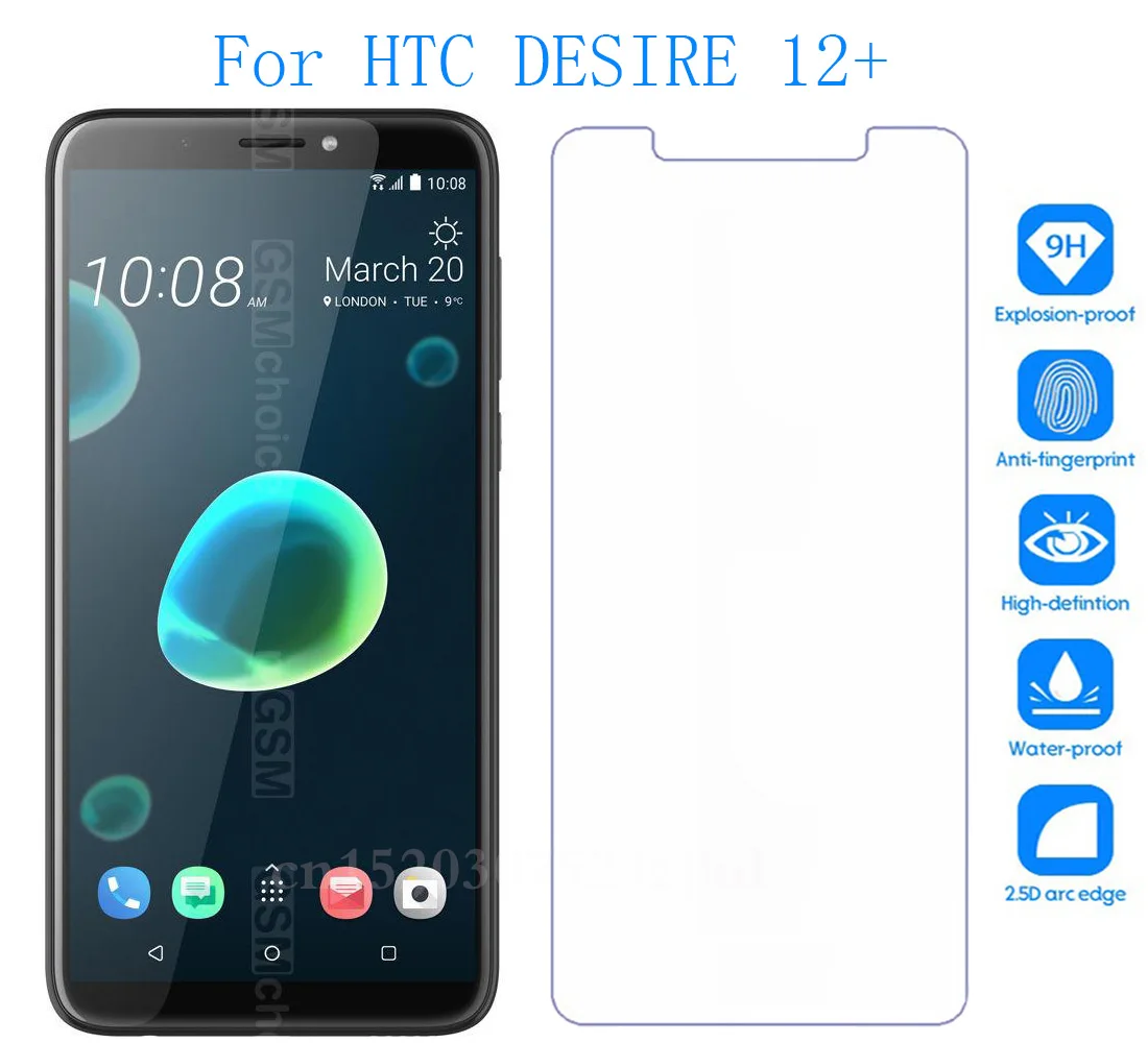 

Tempered Glass For HTC Desire 12+ phone Screen Protector phone SmartPhone Film Protective Screen Cover For Desire 12+