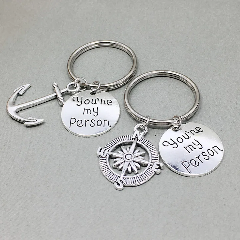 You are My Person подвеска в виде ключа цепочка новые аксессуары пара хороших друзей