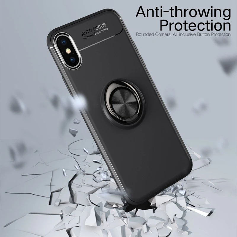 Автомобильный Магнитный чехол для телефона iphone 11 pro 7 8 6 6S Plus Мягкий защитный с