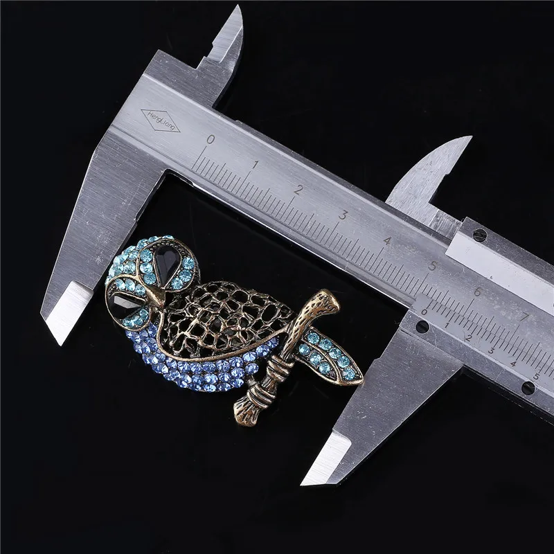 Бижутерия Ахмед милый мультфильм Стразы Сова броши для унисекс новый дизайн