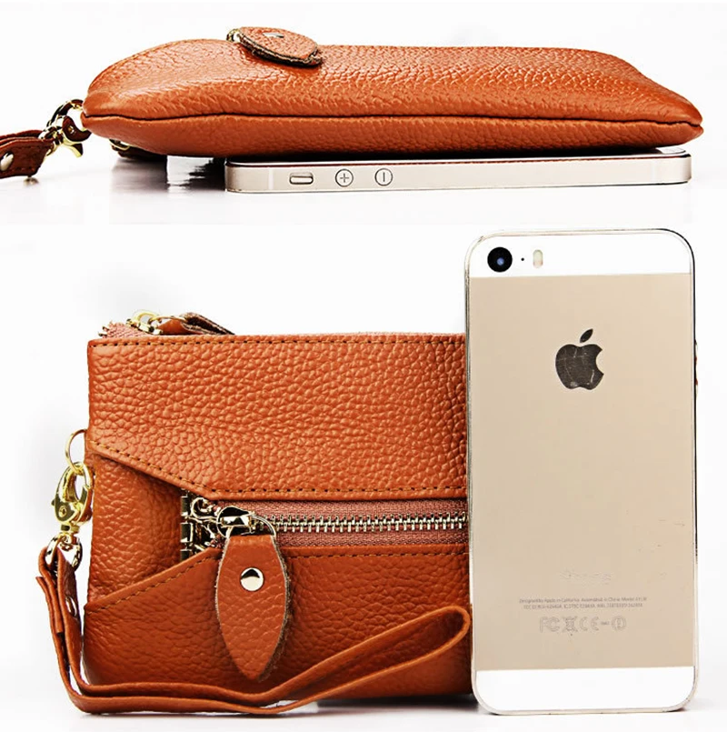 Artmi Дамский кошелек для ключей из натуральной кожи модная сумка Сумочка телефона