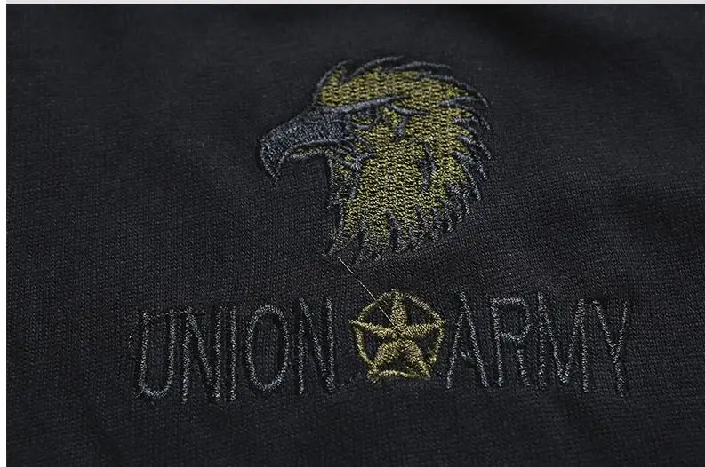 BONJEAN Union Army 101st Airborne с длинным рукавом Мужская хлопковая футболка Военная тактическая футболка футболки для мужчин M-3XL