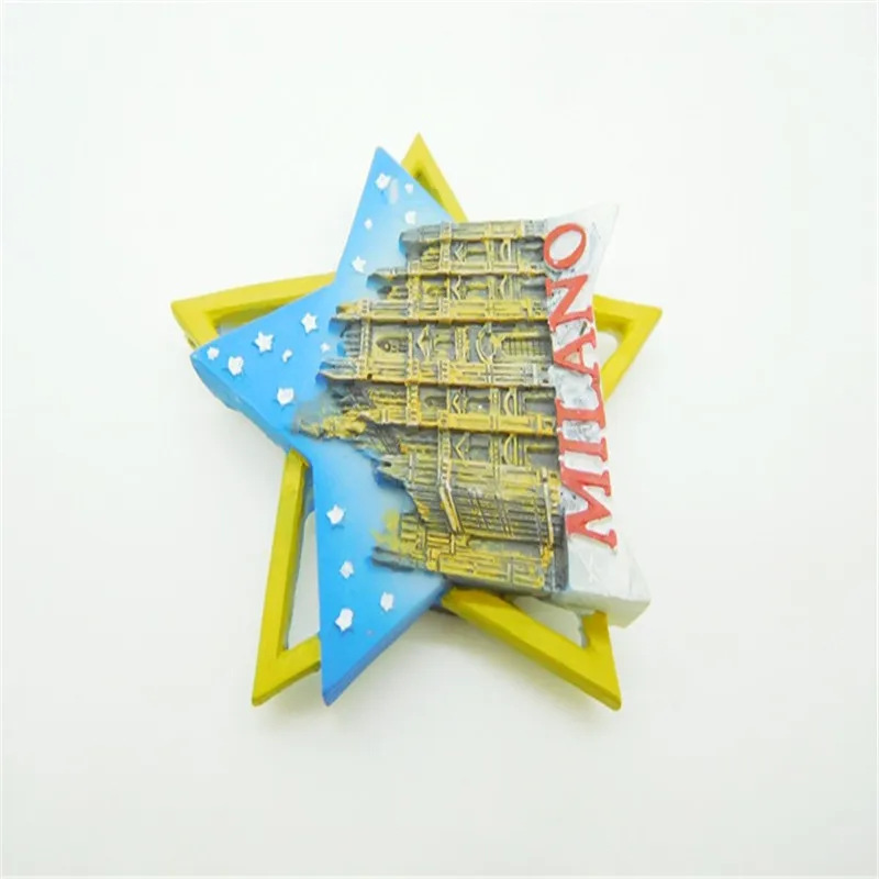 Италия Милан собора рисунок на холодильник стикер пейзаж магниты домашний декор