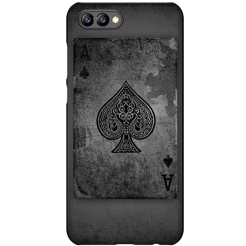 Mobile Phone Case For Huawei Honor Note 10 6A 7A 7C 7X 8X 8 8C 9 Lite Cover Poker HD Logo Casing Shell | Мобильные телефоны и