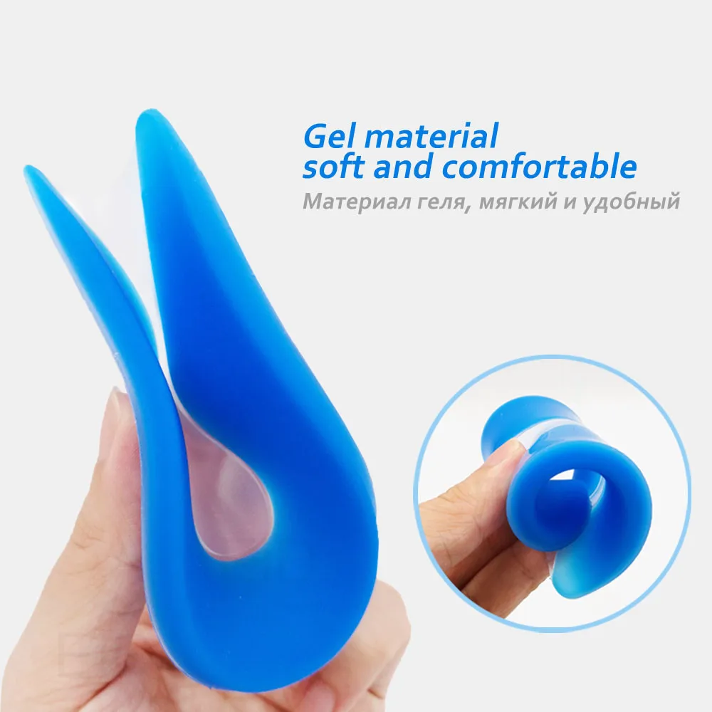 Силиконовые гелевые стельки для снятия боли в ступнях|Стельки| |