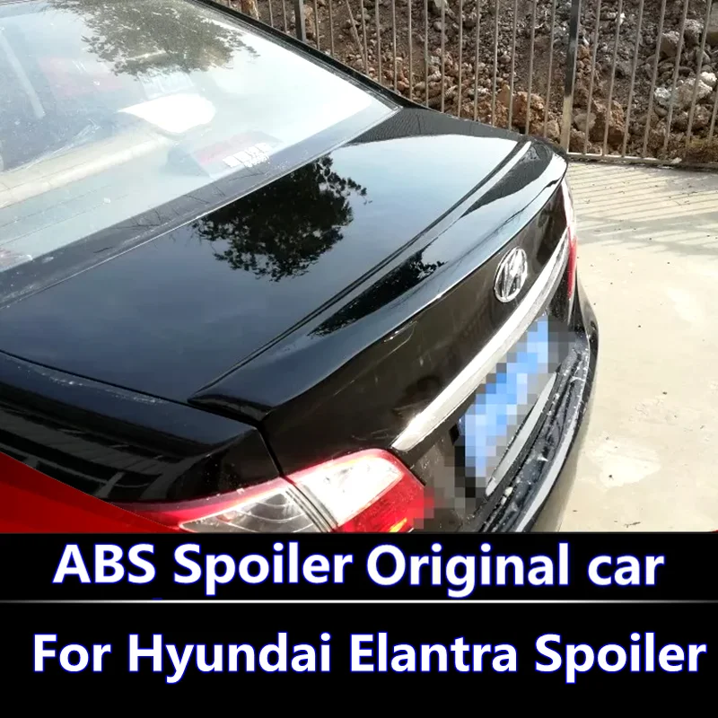 Для Hyundai Elantra 2007-2015 спойлер высокого качества ABS пластик Неокрашенный праймер
