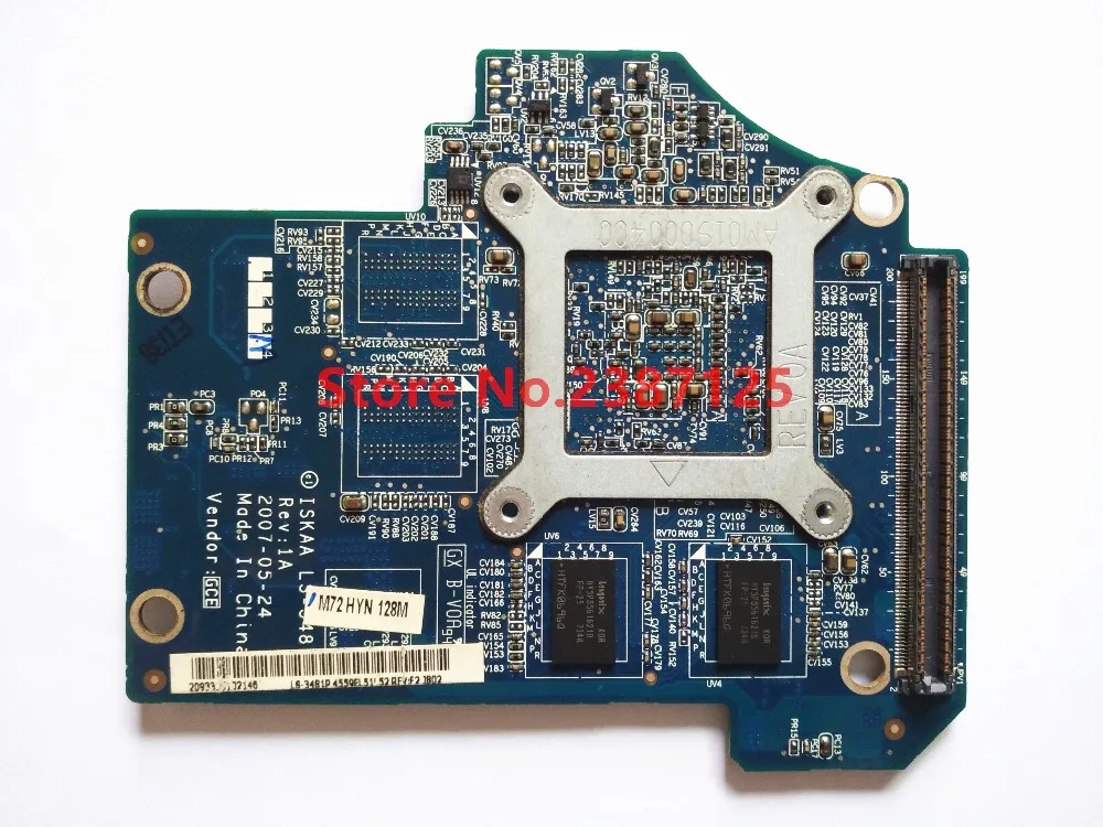 LS 3481P M72M HD2400 K000056390 K000051970 K000047450 128 МБ VGA Видеокарта для Toshiba A200 A205 A215 S205 A300 A305