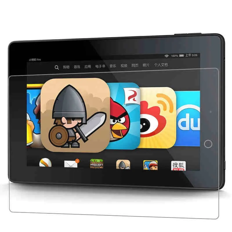 Закаленное стекло Защитная пленка для Amazon Kindle Fire HD 7 2015 планшет | Компьютеры и офис