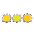 Светодиодный светильник 3 Вт, 28 мм, круглый COB, чип на борту, 9-11 В постоянного тока, теплый холодный белый Светодиодный источник света для точесветильник освесветильник, потолочный светильник, 10 шт.