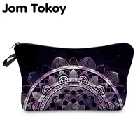 jom tokoy cosmetic organizer bag make up heat transfer printing cosmetic bag fashion women brand makeup bag hzb911