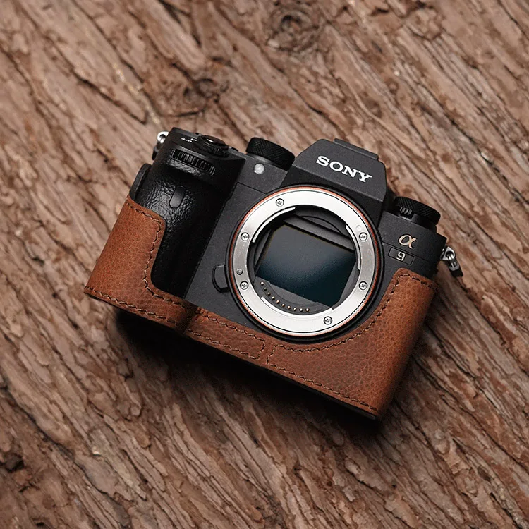 Чехол из натуральной кожи для видеокамеры Sony A7R3A A7M3 MK3 A9 Mr.Stone|Сумки