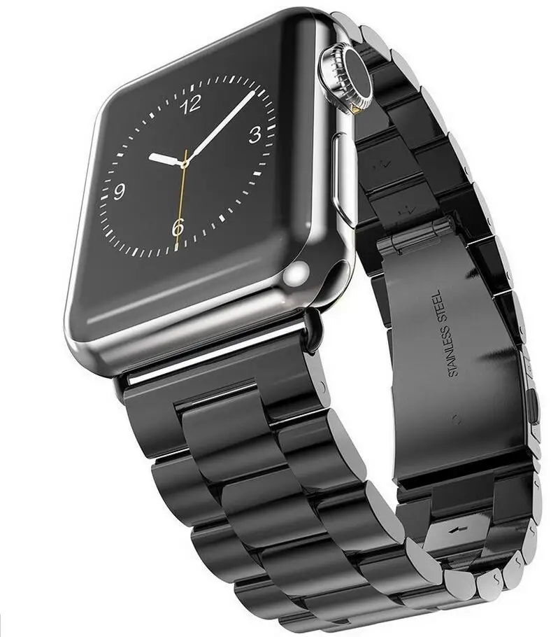 20 шт. ремешок из нержавеющей стали для Apple Watch Band 40 мм 44 мм Бабочка Пряжка ремешок для Apple Watch Band 38 мм 42 мм Серия 1 2 3 4