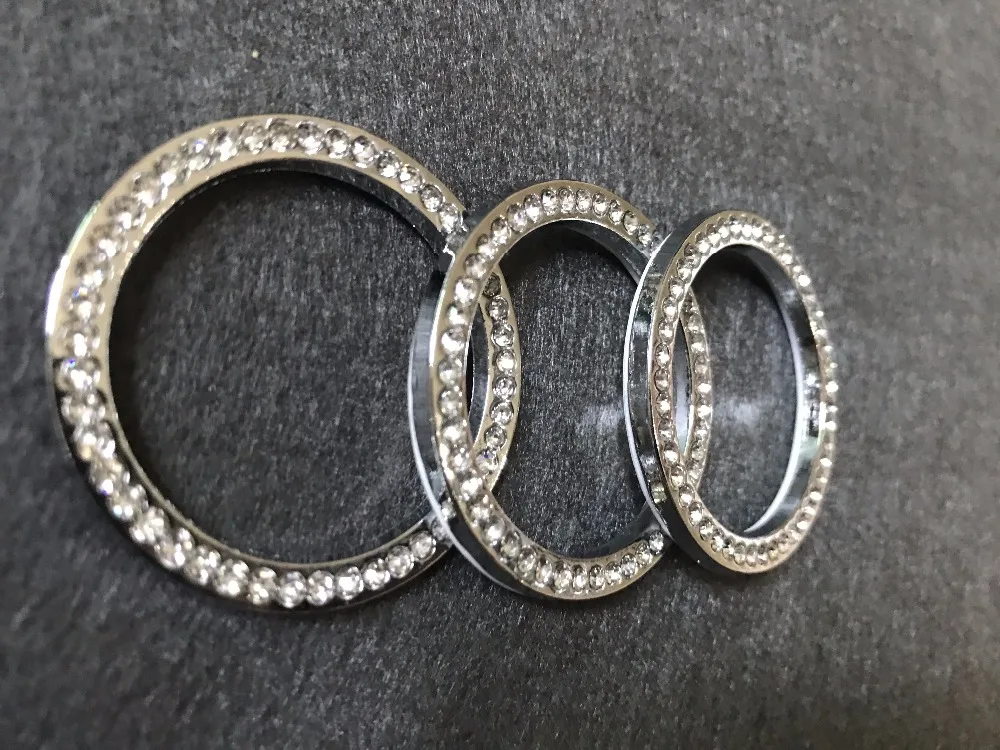 Стайлинг автомобиля кольцо зажигания для запуска и остановки двигателя наклейка