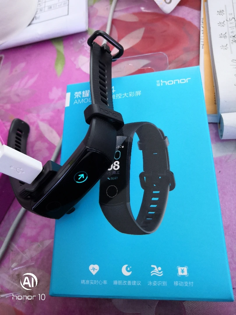 Умный Браслет HUAWEI Honor Band 4, водонепроницаемый, IP68, Bluetooth, браслет, пульсометр, шагомер, монитор сна, часы