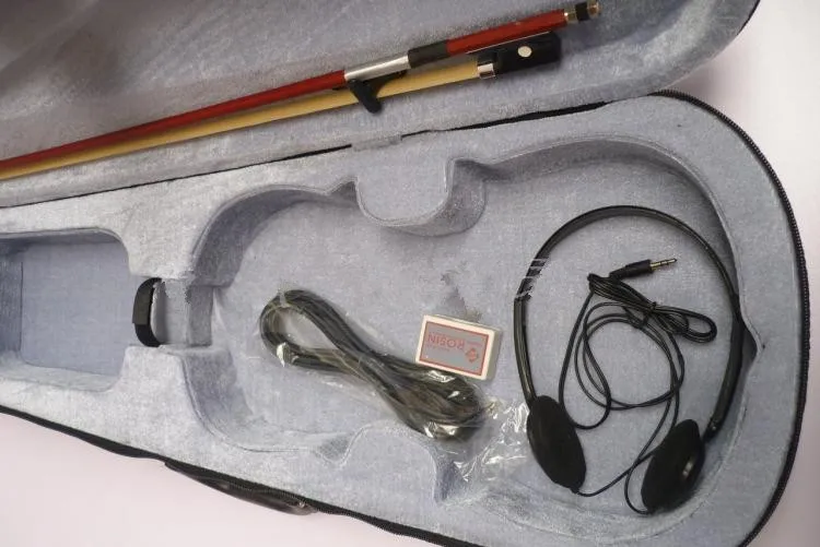 4/4 музыкальные инструменты электрическая скрипка с бантом ручная работа|instrument