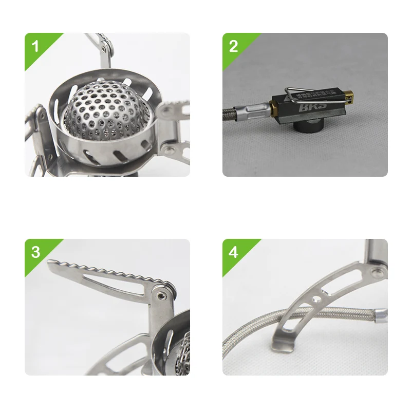 Портативная суперветрозащитная газовая плита BRS 2900 Вт | Спорт и развлечения