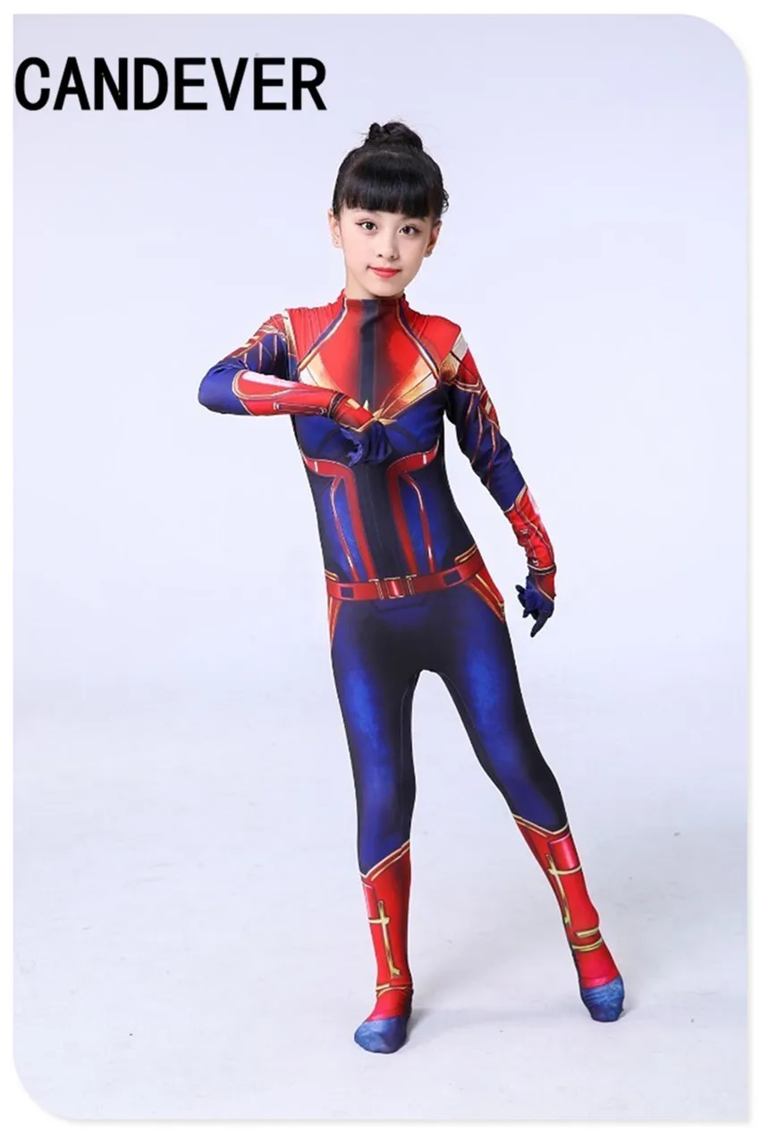 2019 маскарадный костюм на Хэллоуин для детей девочек MS супергероя и взрослых