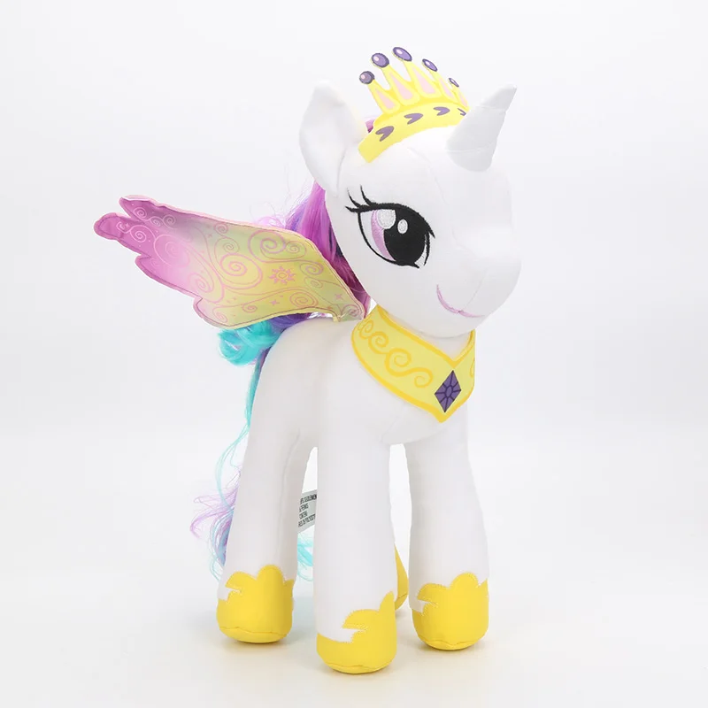white 32 см, плюшевые игрушки My Little Pony, дружба-это волшебная принцесса, Селестия, принцесса Луна, коллекция кукол, подарок на день рождения для девочек - Цвет: white