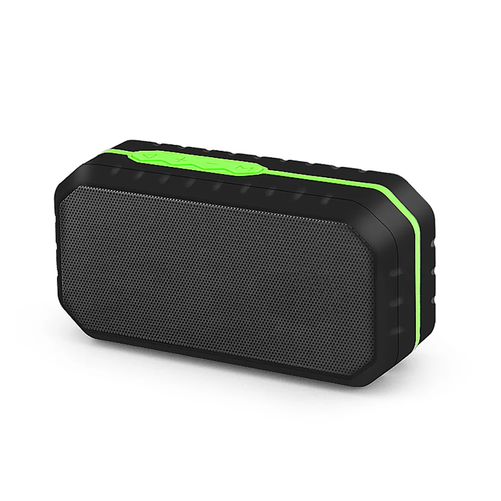 Зеленая трава HENZIN Mini Bluetooth Динамик Водонепроницаемый IPX6 Беспроводной Портативный BT Колонка Динамик 1200 мАч с FM радио карты памяти MP3 музыка плеер - Цвет: Зеленая трава