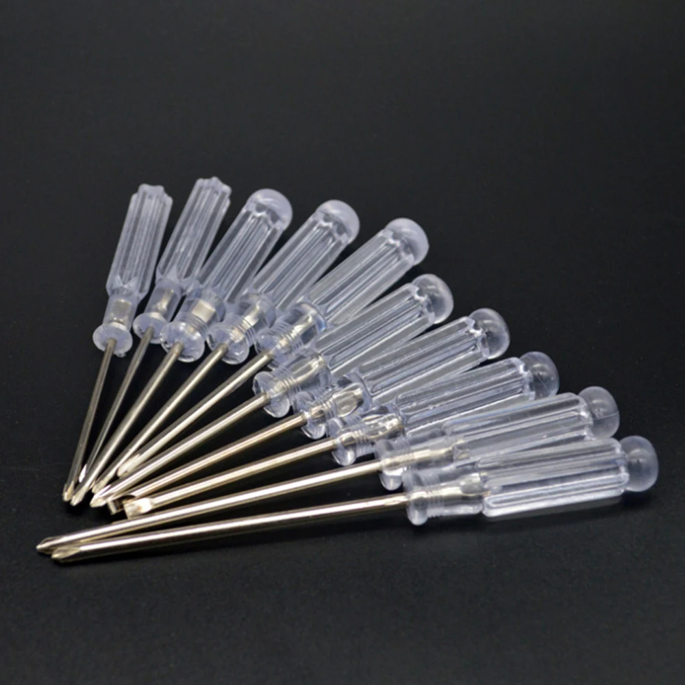 Meterk 5Pcs Mini Screwdriver Set for Phone Computer Repair Tool Bit Transparent Slotted Screw driver | Инструменты