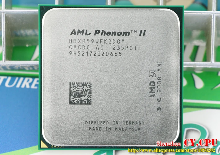Процессор AMD Phenom II X2 B59 cpu двухъядерный(3,4 ГГц/6 м/80 Вт/2000 ГГц) Socket am3 am2+ 938 pin, B55