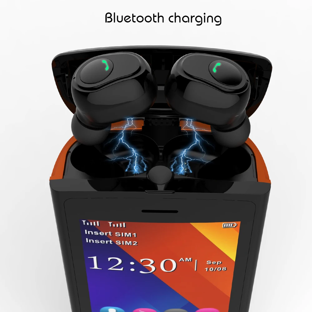 SERVO R25 Мобильный телефон 2 8 &quotдве sim-карты с Bluetooth 5 0 TWS беспроводные наушники 6000mAh