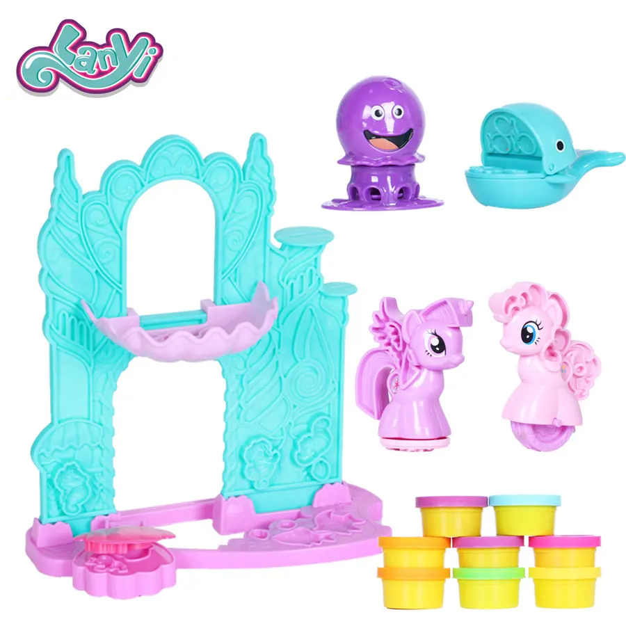 Lanyitoys набор в инструменты для лепки из глины DIY Набор создания слайма пушистый