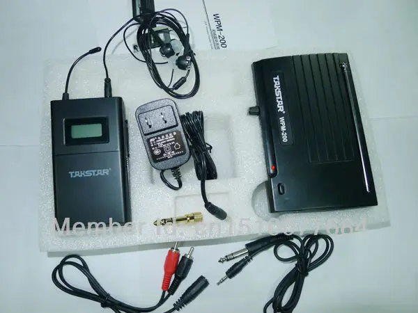 Новая беспроводная система контроля Takstar wpm 200 UHF Беспроводные стереонаушники и