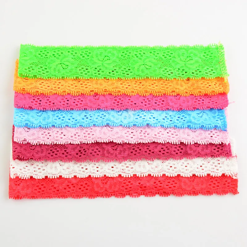 Горячая Распродажа 35 мм новые стильные кружевные повязки на голову 32 шт./лот