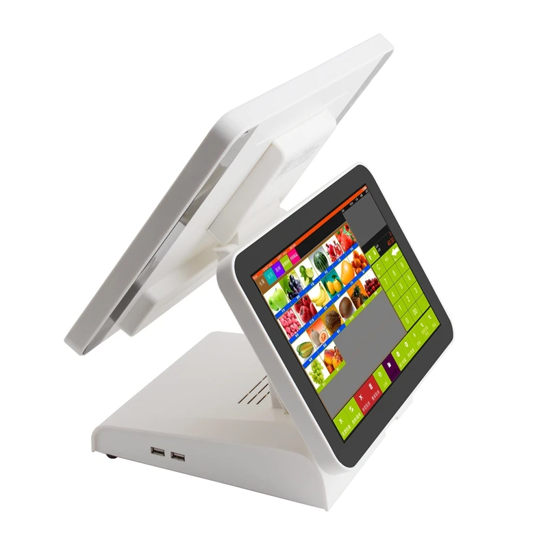 Meetsun AP 1500SET00 двойной сбоку 15 ''ЖК дисплей Сенсорный экран POS Системы кассовый