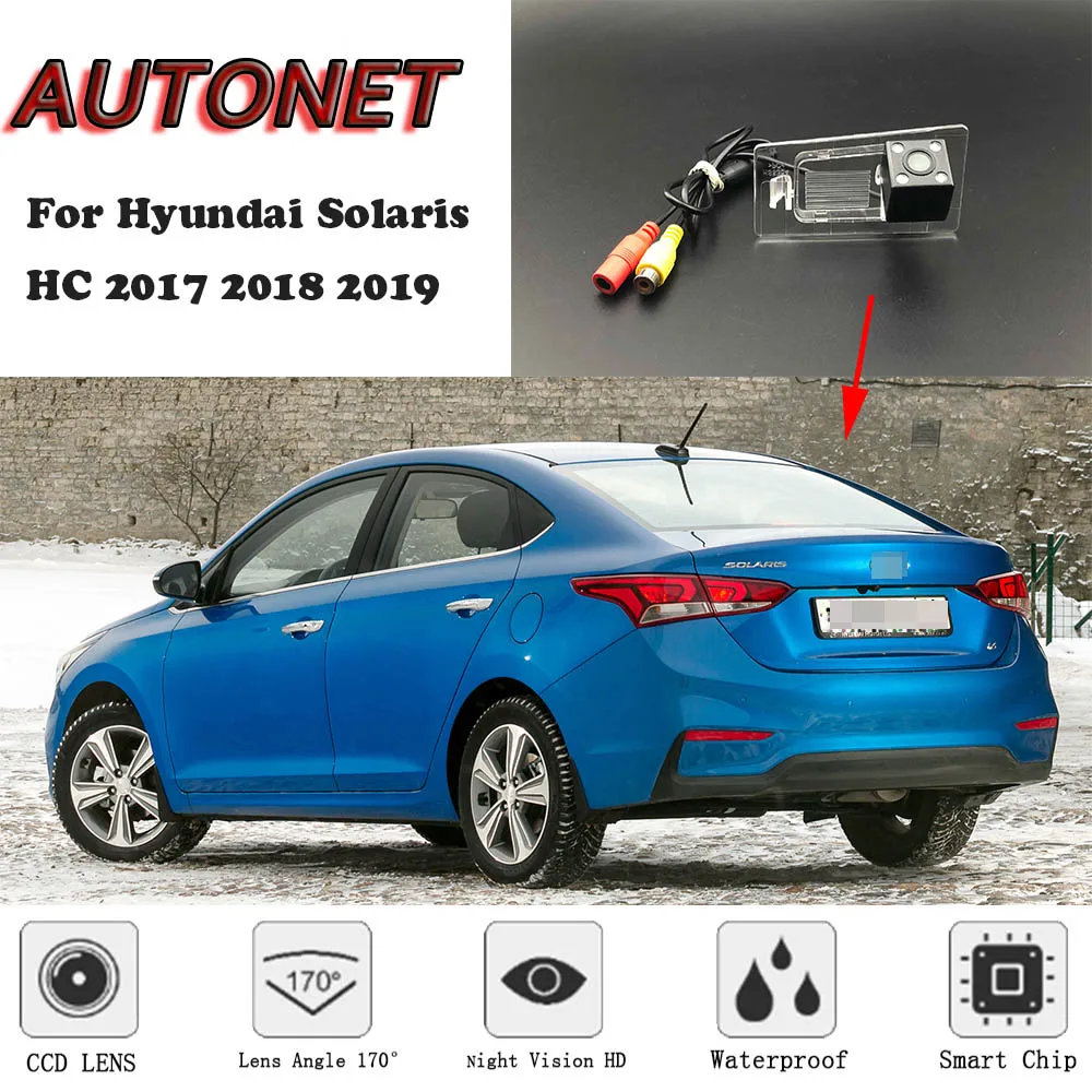 Камера заднего вида для Hyundai Solaris HC 2017 2018 2019|Камеры авто| |