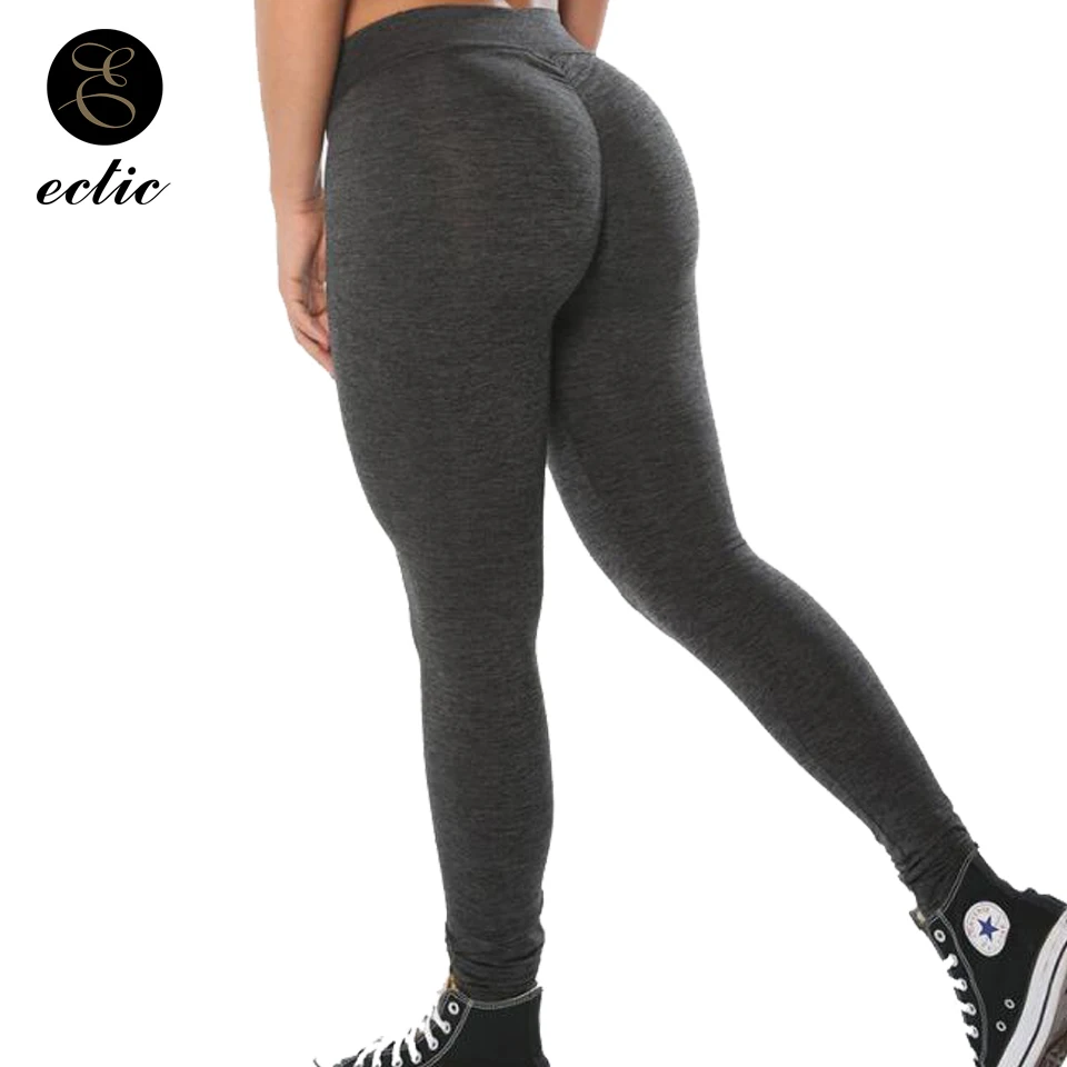 Booty раздавите леггинсы Mallas Deporte Mujer черные бесшовные прикладом подъема женский