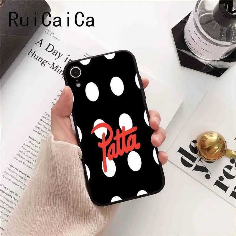 Ruicaica Dutch street fashion patta Custom Photo мягкий чехол для телефона iPhone 8 7 6 6S 6Plus X XS MAX 5 5S SE XR Fundas
