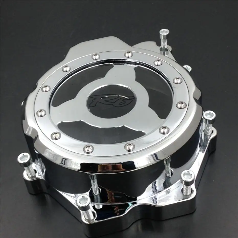 Для 06-14 Yamaha YZFR6 YZF R6 YZF-R6 крышка двигателя Stator чехол Защита двигателя сбоку Щит протектор 2006 2007 2008 2009