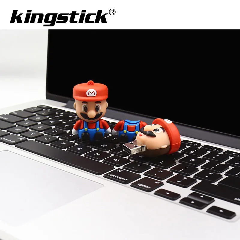 Супер Марио USB флеш-накопитель игра мультфильм игрушки Флешка 128 Гб 64 ГБ 32 ГБ 16 ГБ 8 ГБ 4 ГБ флеш-накопитель usb-флэш-накопитель